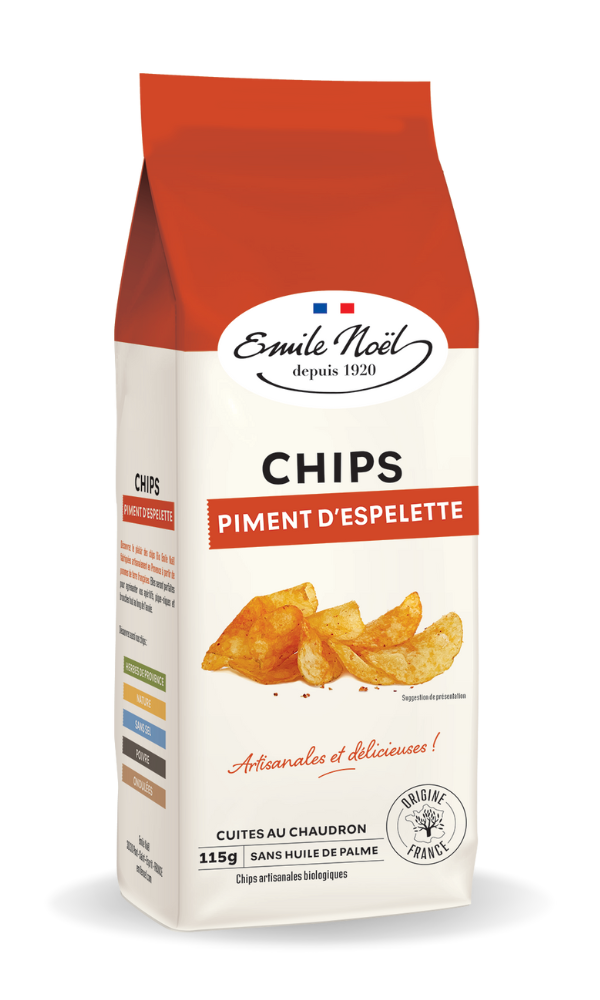 Chips piment espelette bio Emile Noel