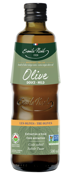Huile olive douce 500ml Canada Emile Noël