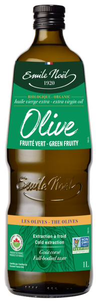 Huile olive fruite vert 1L Canada Emile Noël