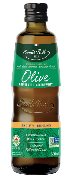 Huile olive fruite vert 500ml Canada Emile Noël
