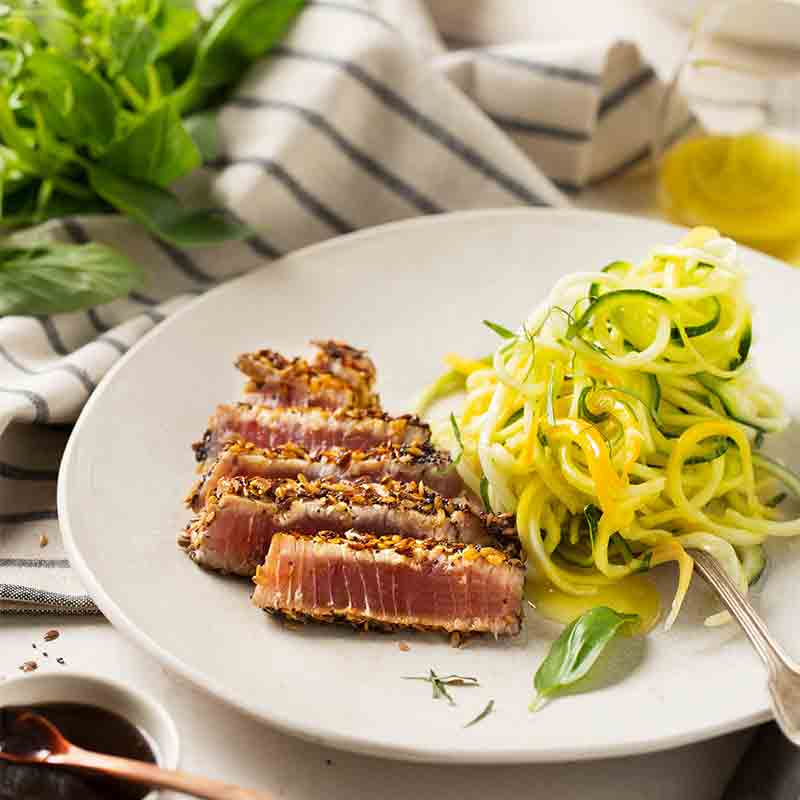 recette pepin raisin thon tataki emile noel