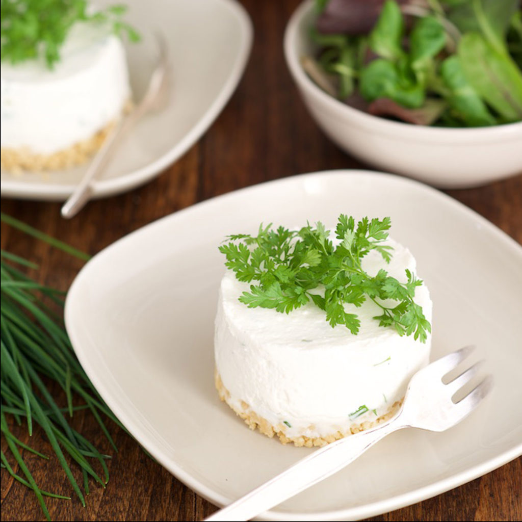 recette cheesecakes herbes fraiches emile noel