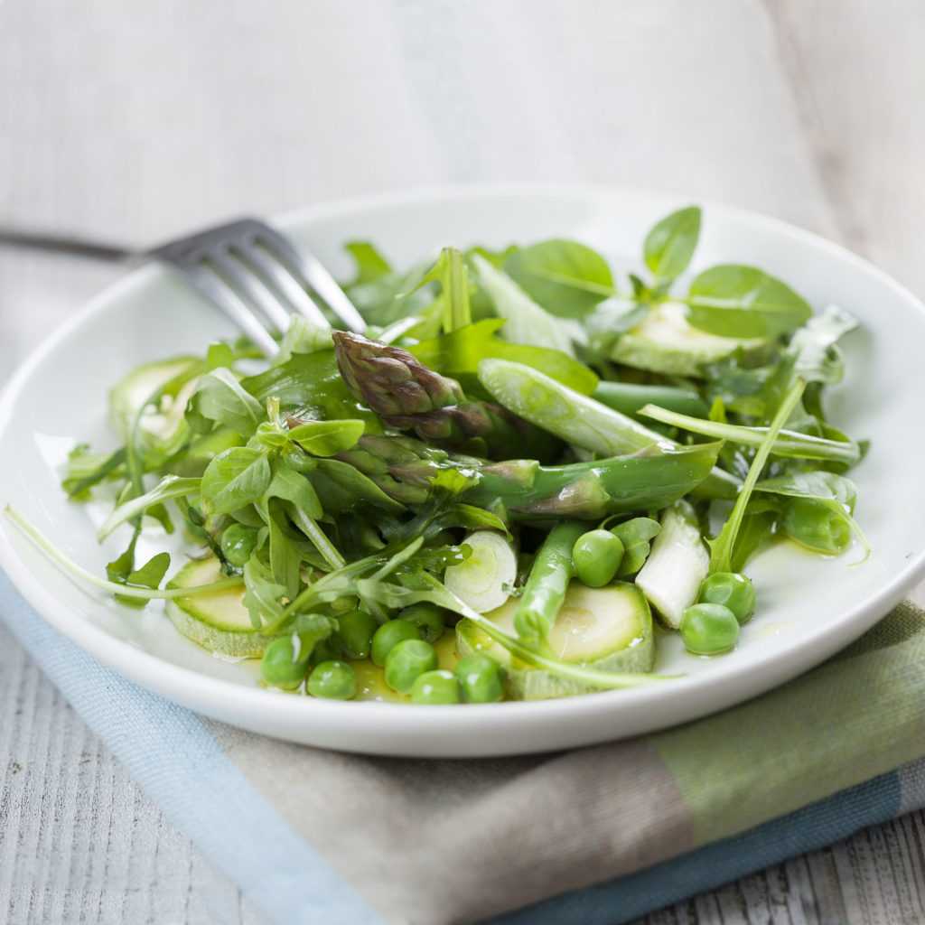 recette salade de fèves et d'asperges Emile Noël