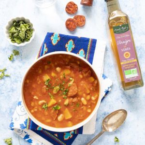 Recette Soupe tomate, courge et chorizo Emile Noël