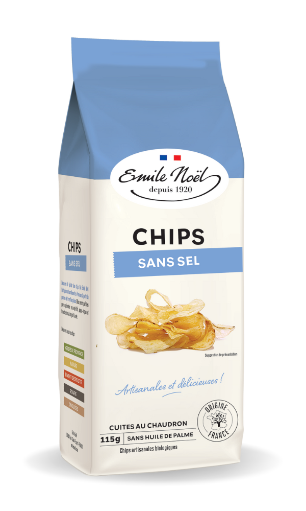 Emile Noel produit chips sans sel
