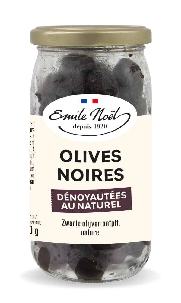 Emile Noel Produit Olives Noires Denoyautees 190g 1555