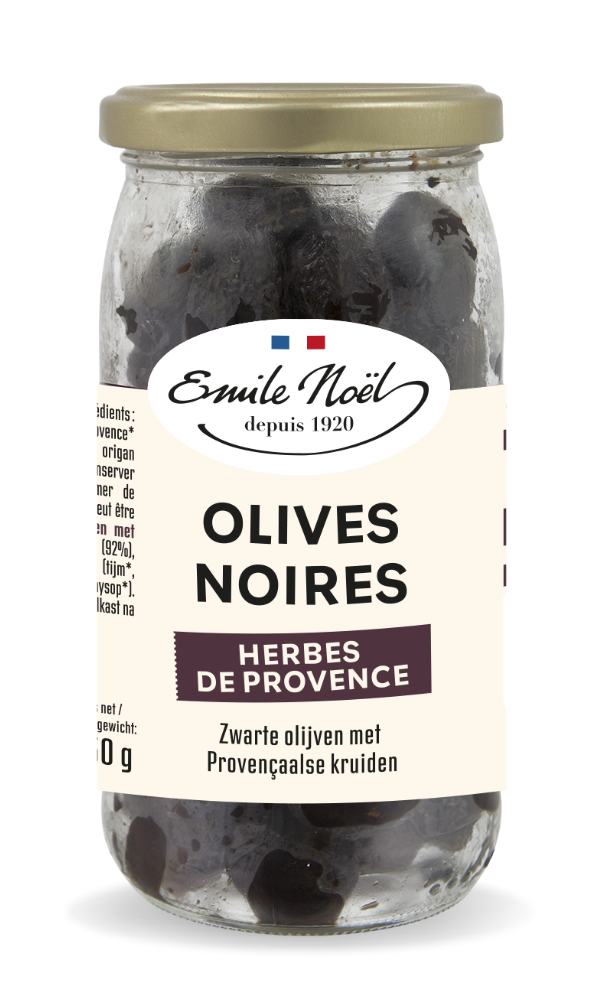 Emile Noel Produit Olives Noires Herbes de Provence 250g 993