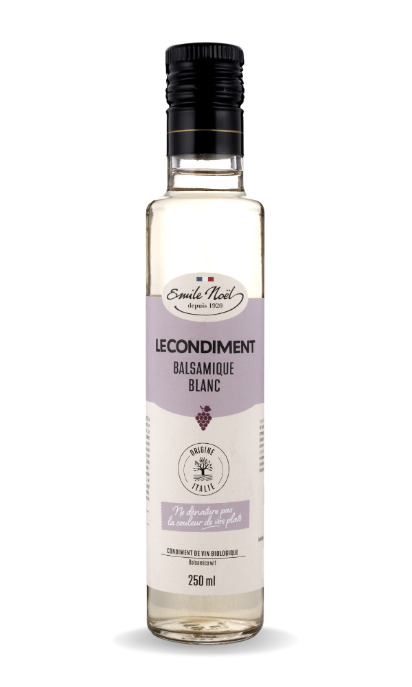 Emile Noel Produit Vinaigre Condiment Balsamique Blanc 250ml