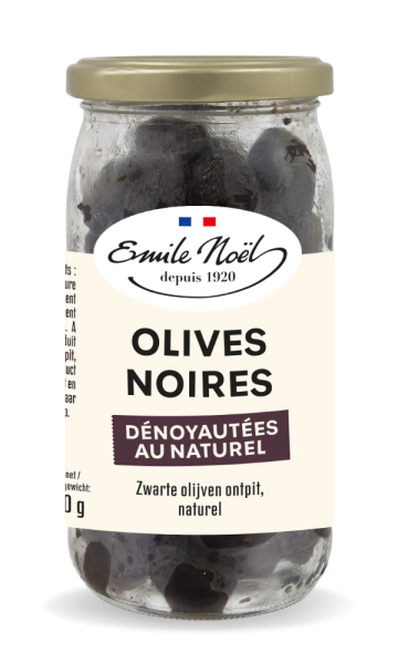 Emile-Noel-Produit-Olives Noires Dénoyautées-190g-1555