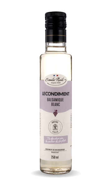 Emile-Noel-Produit-Vinaigre-Condiment Balsamique Blanc-250ml