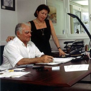 Emile Noël et sa fille Annick